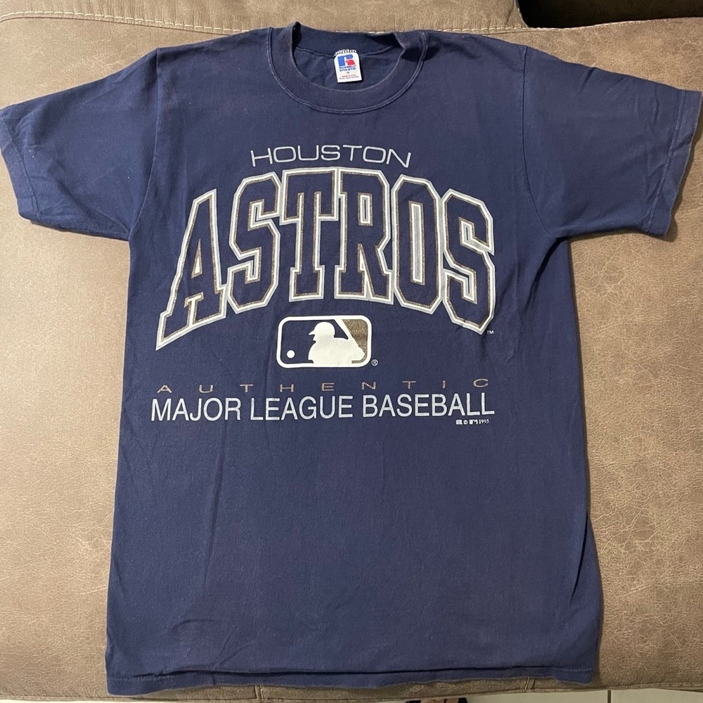 Houston Astros Navy Blue Short Sleeve Tee